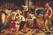 TINTORETTO, Jacopo The Birth of St. John the Baptist wr china oil painting reproduction